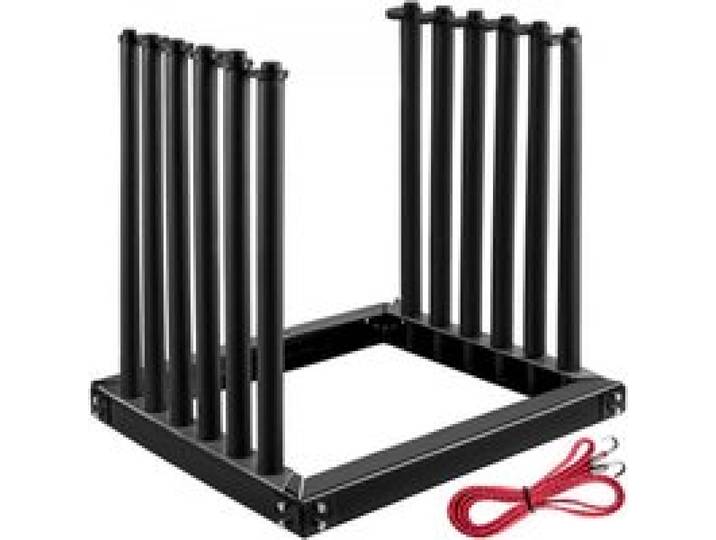 VEVOR Rack à Pare-brise 5 Places, Support de Pare-brise pour Camion en Acier, Support de Vitre Automobile de 61 cm de Hauteur, avec Coussinet en PVC et Rembourrage en Mousse, pour Transport du Verre