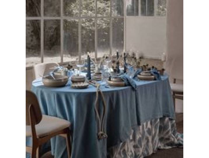 Nappe coton lin Plantain