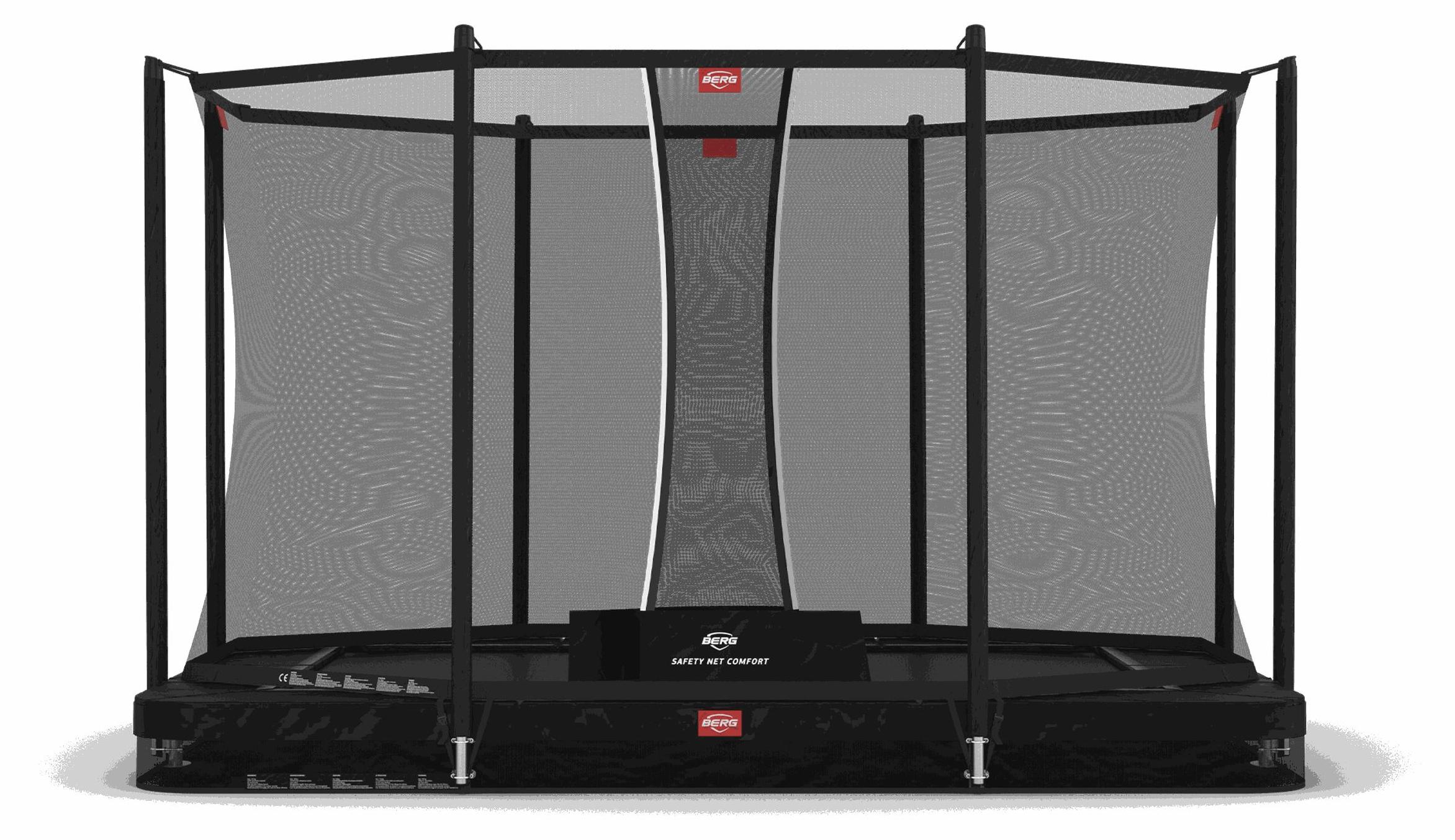 BERG Bodentrampolin Ultim Favorit InGround 330 + Sicherheitsnetz Comfort