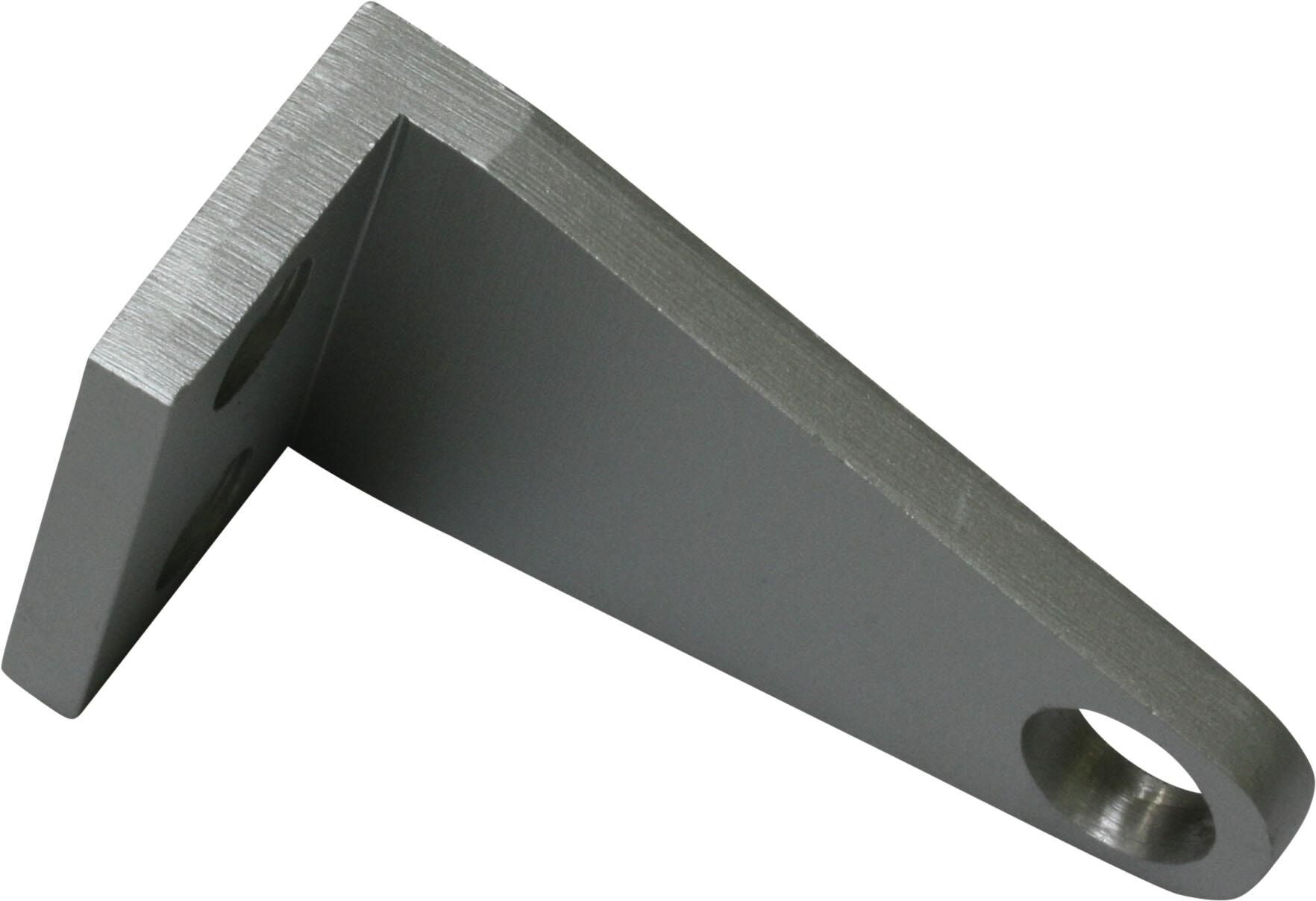 Träger GARDINIA "Seilspanngarnitur-Träger Patrone", grau (aluminiumfarben), L:6cm, Gardinenstangenhalterungen, Träger, Serie Seilspanngarnitur aluminiumfarben L: 6cm