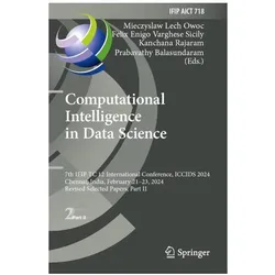 Computational Intelligence in Data Scie, Fachbücher von Mieczyslaw Lech Owoc, Kanchana Rajaram, Felix Enigo Varghese Sicily, Prabavathy Balasundaram, Enigo Varghese Sicily, Kancha, Rajaram