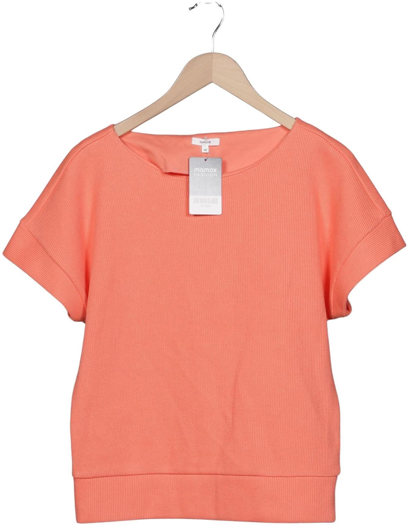 Opus Damen Pullover, Orange, Gr. EU 38, Baumwolle - Second Hand