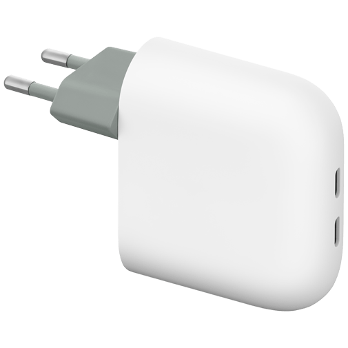 Google Flex 67W Dual USB-C Schnellladegerät Weiß