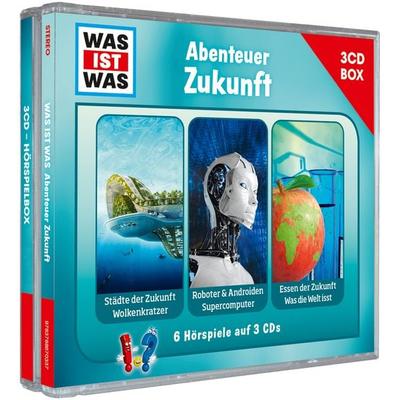 WAS IST WAS 3-CD Hörspielbox. Abenteuer Zukunft - , CD, 9783788670337