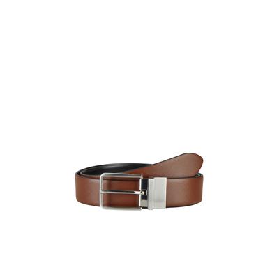 Ledergürtel LLOYD MEN’S BELTS "Lloyd Belts Herrengürtel Wendegürtel 0406", Herren, Gr. 80, schwarz (whisky, schwarz), Leder, Gürtel Ledergürtel