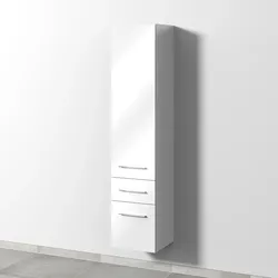 Sanipa Hochschrank „2morrow“ 350 × 1615 × 350 mm in Weiß (glanz)