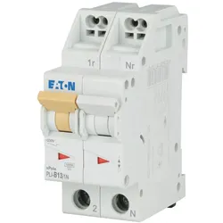 Eaton 101271 Leitungsschutzschalter mit Steckklemme, 13 A, 1p+N, Charakteristik: B PLI-B13/1N