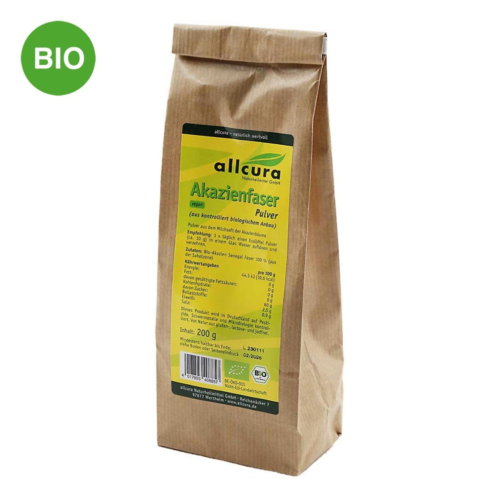 allcura Naturheilmittel GmbH Akazienfaser Pulver Bio 18742067