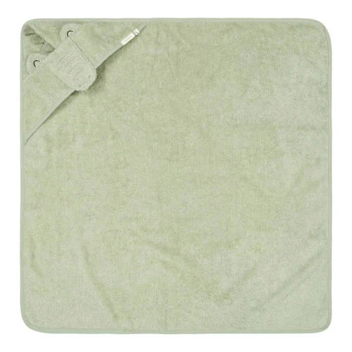 Little Dutch badcape Krokodil - Groen - 75 x 75 cm