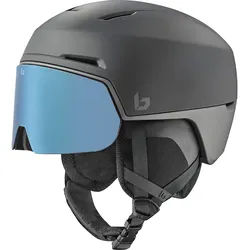 BOLLE X-FUSION PURE Helm 2027 mineral black matte/brown blue - L