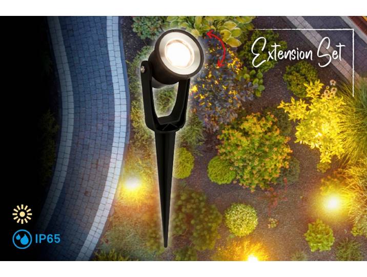 LED Gartenleuchte BRILONER LEUCHTEN LILLIS , schwarz, H:28cm Ø:14cm, Leuchten, LED Gartenleuchte, 5,5x6x23,5 cm, Outdoor, Garten, Terrasse