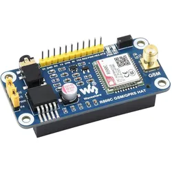 WaveShare R800C 2G GSM/GPRS Kommunikations-HAT, GNSS, BT, 40 Pin GPIO, SIM Slot, UART, inkl. Antenne, Entwicklungsboard + Kit
