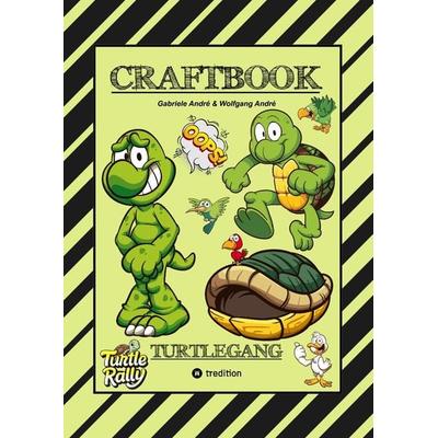 CRAFTBOOK - BASTELVORLAGE - LUSTIGES FAMILIENSPIEL - TURTLE RALLY - WITZIGE MOTIVE - KNIFFLIGE RÄTSEL & AUFGABEN - TURTLE, Taschenbuch von Gabriele