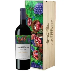 Château l'Hospitalet - Grand Wein Rouge 2023 - Éd. limitée Hervé di Rosa - Gérard Bertrand - 0.75L