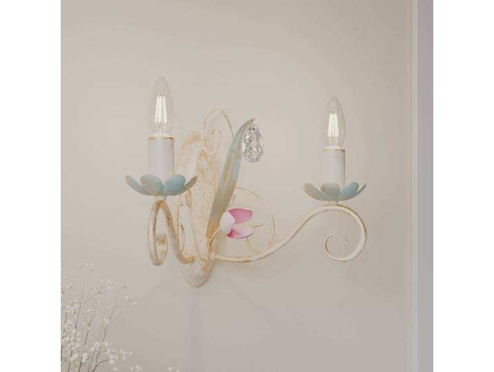 Wandleuchte Luce Luminex, dimmbar, für Wohn- / Esszimmer, Metall, Florentiner