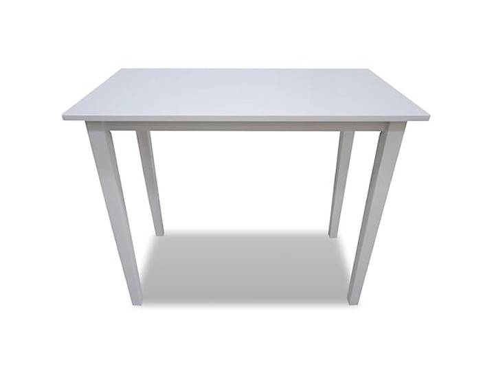 HKLGBVCR Bartisch, weiß, 1 Stück, echtes Holz