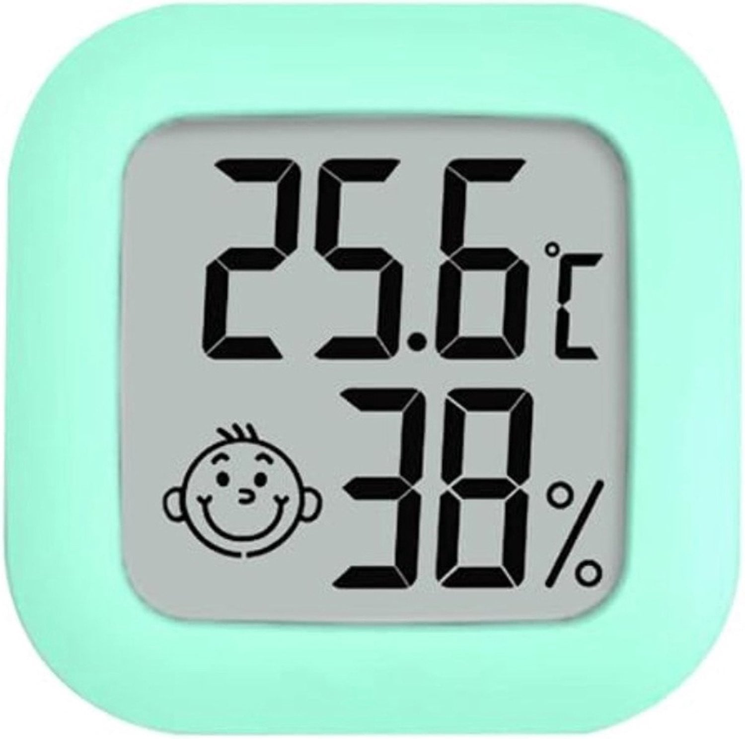 Okado Hygrometer en Thermometer - Digitaal - Binnen - Mintgroen