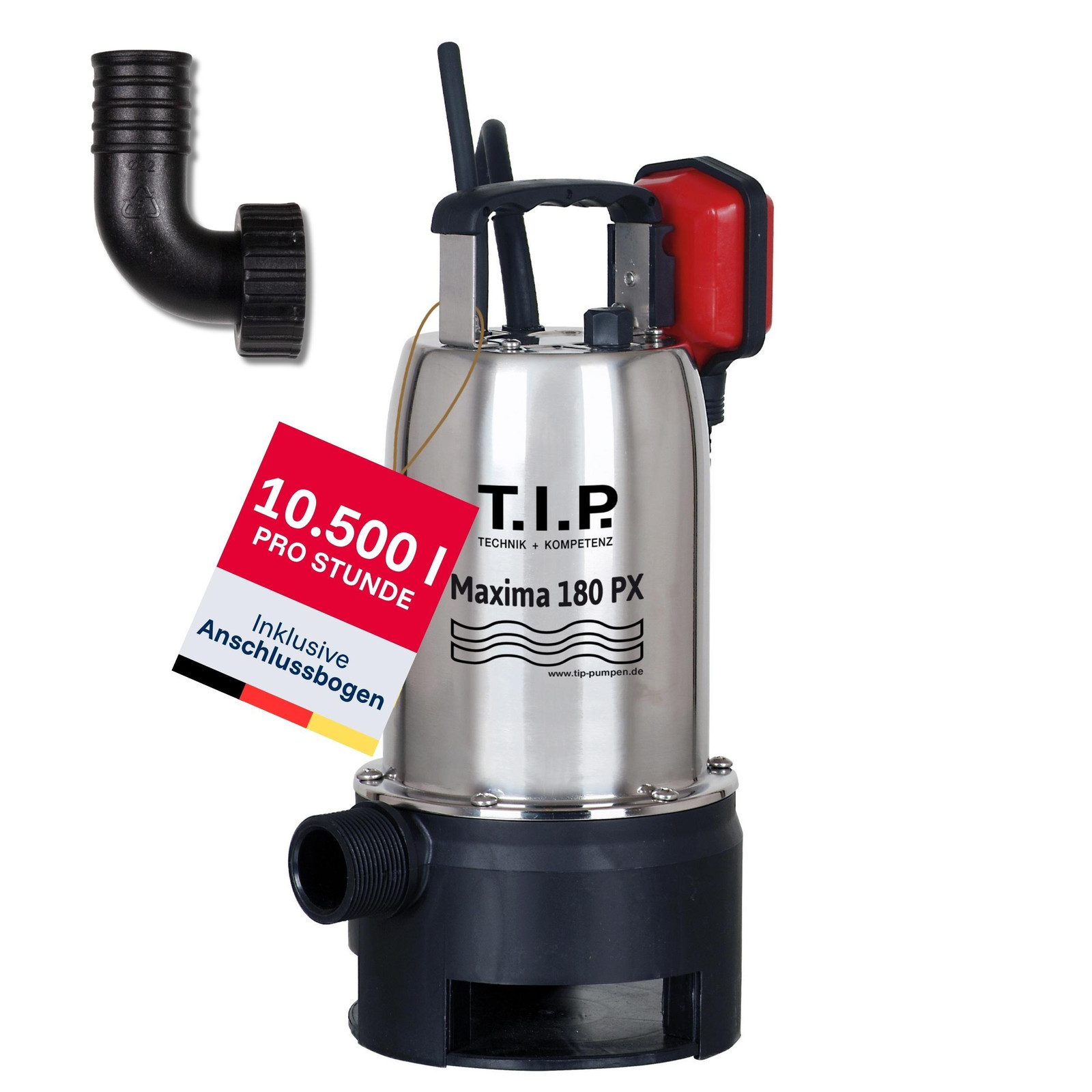 T.I.P. Dompelpomp voor vuilwater model Maxima 180 SX