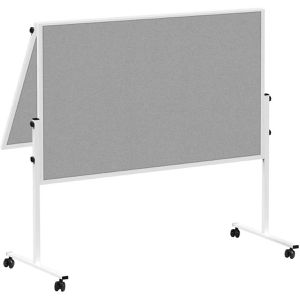 Maul Maul Moderationstafel  solid 63666, Filzbezug, klappbar, mit Rollen, 120 x 150cm, grau