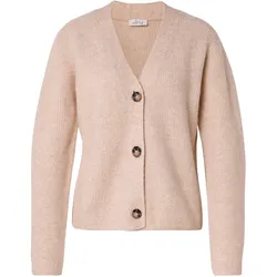 Tchibo - Strickjacke mit Wolle - Damen - Gr. L - creme