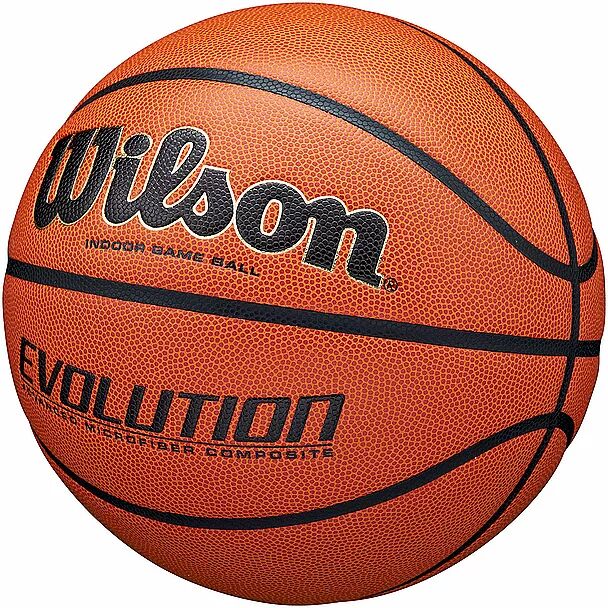 Wilson Basketball Evolution Indoor Game Ball braun B