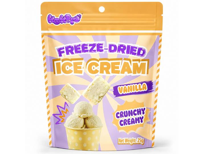 KOKORO gevriesdroogde vanille-ijs 25 g