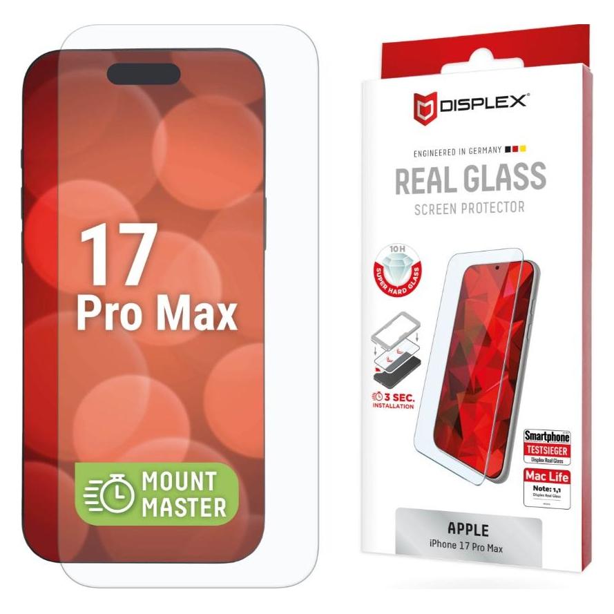 Displex Real Glass MountMaster (1 Stk., Apple iPhone 17 Pro Max) (02252)