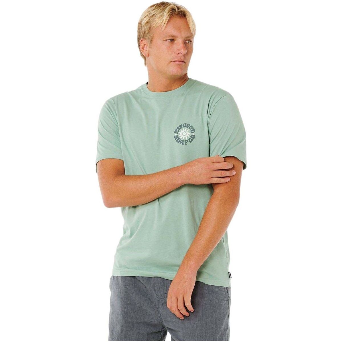 RipCurl Pacific Rinse Circle Tee aloe (3237) M 0XDMTE-3237-M