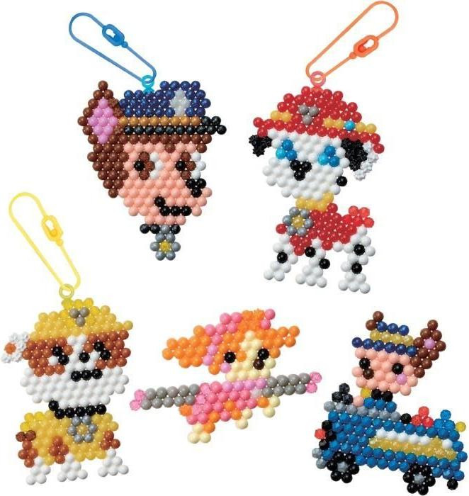 Aquabeads Mega Set Paw Patrol knutselset met 800 kralen en sleutelhanger
