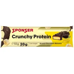 SPONSER Proteinriegel Crunchy Protein Chocolate-Banana | 55g Riegel