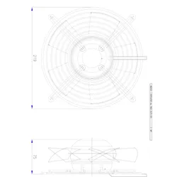 ELMAG Ventilator für Serie DIGI-MIG 250/300/350/400 DG/DW - 9504172