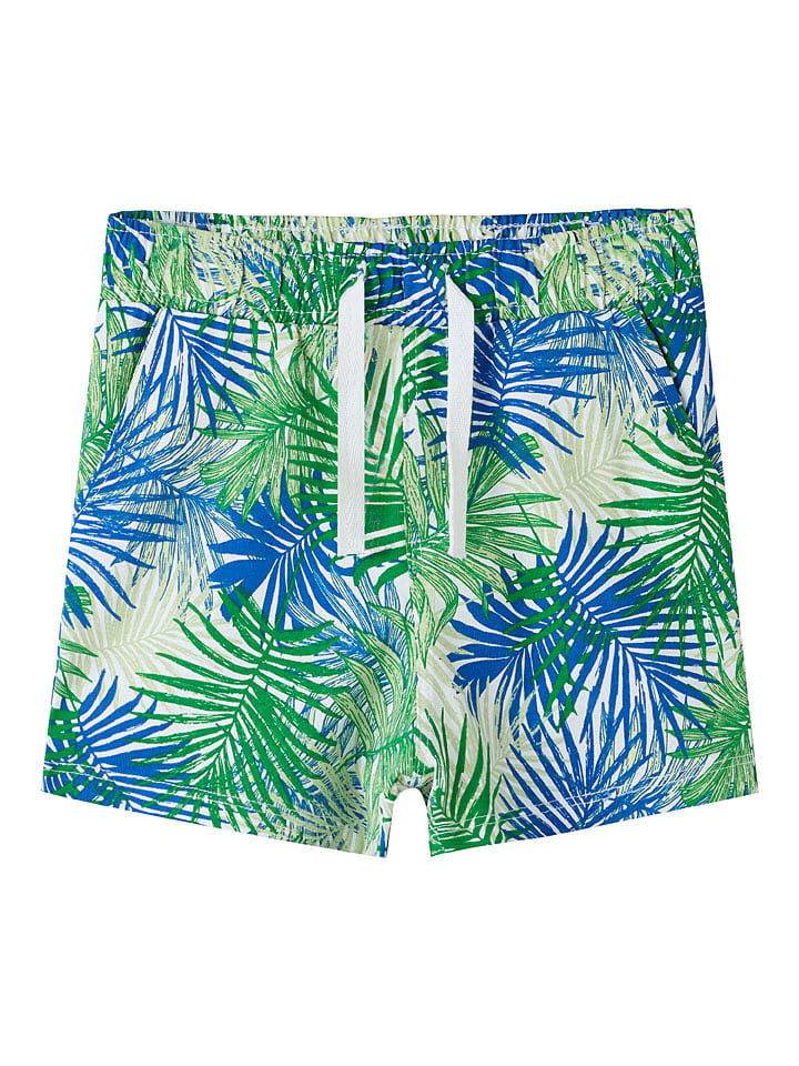 name it Sweatshorts "Jaxon" in Grün/ Blau - 104