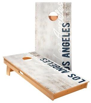Skip's Garage Los Angeles Blue Vintage Gameday Cornhole Boards