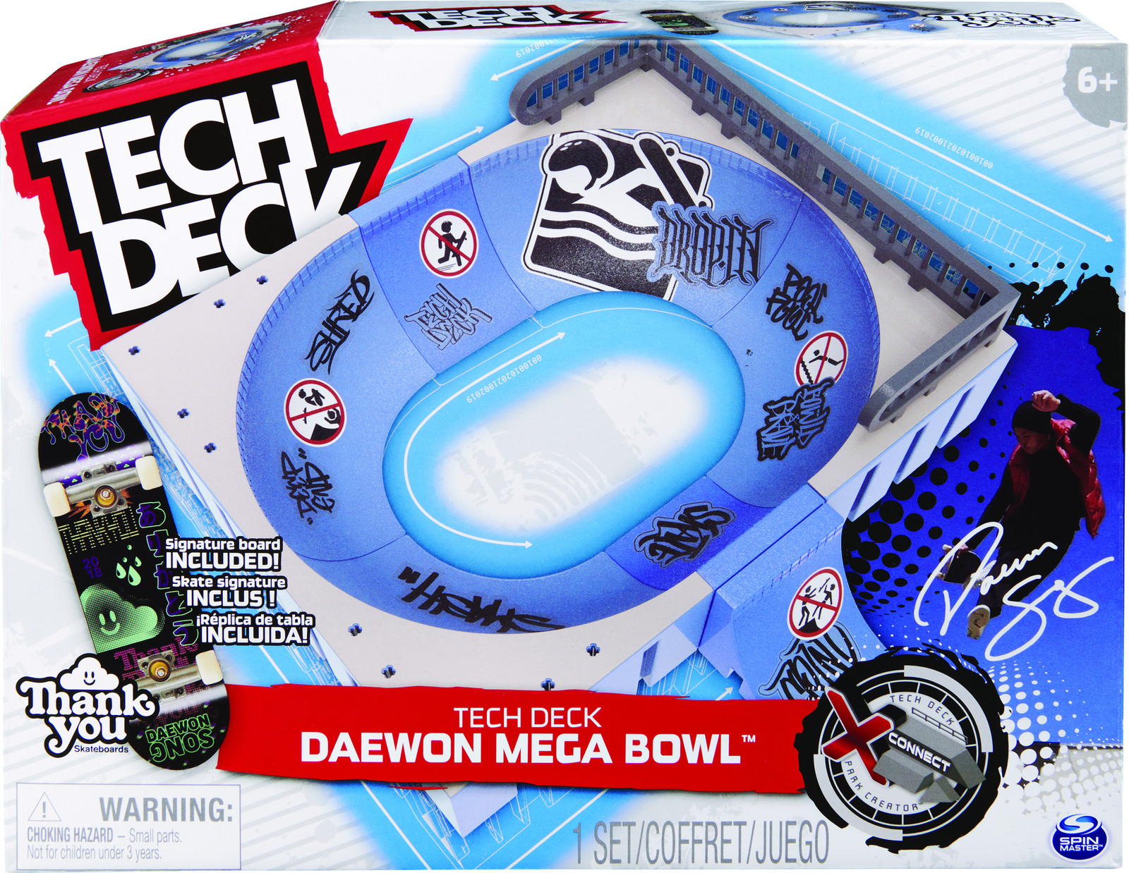 Spin Master Tech Deck Mega Bowl met vingerbord