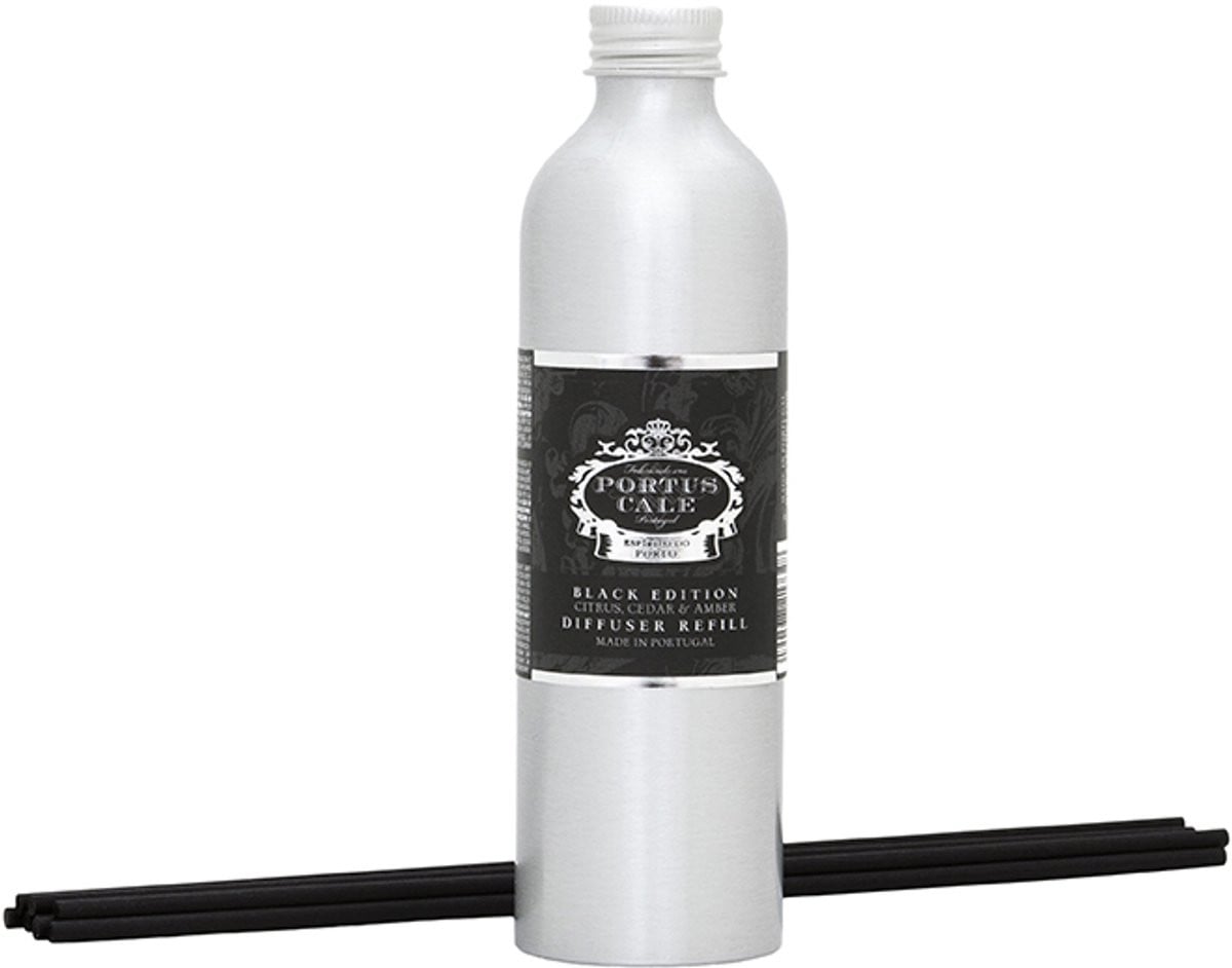 Castelbel Portus Cale Black Edition Geurstokjes Navulling 250 ml