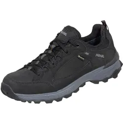 Meindl, Herren, Wanderschuhe, Freizeitschuh Toledo GTX Gr.6,5 schwarz Nubukleder/Velourleder Goretex (40), Schwarz