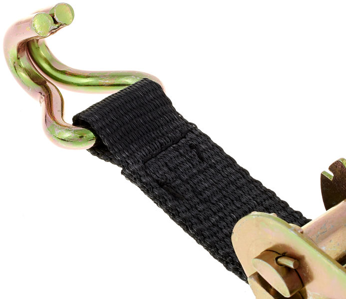 Stairville Ratchet Hook Strap 35mm x 6m nero