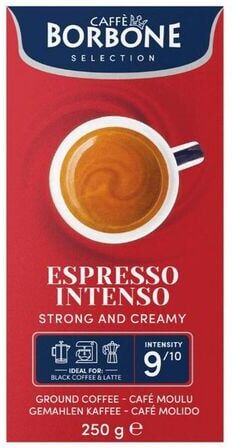 caffeBorbone Caffè Borbone - Espresso Intenso Blend - Gemahlener Kaffee - 250g - MaxiCoffee