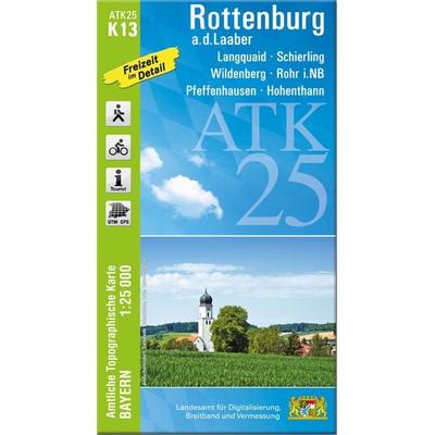 ATK25-K13 Rottenburg a.d.Laaber (Amtliche Topographische Karte 1:25000), Sonstige von , Landesamt für Digitalisierung, Breitband und Vermessung,