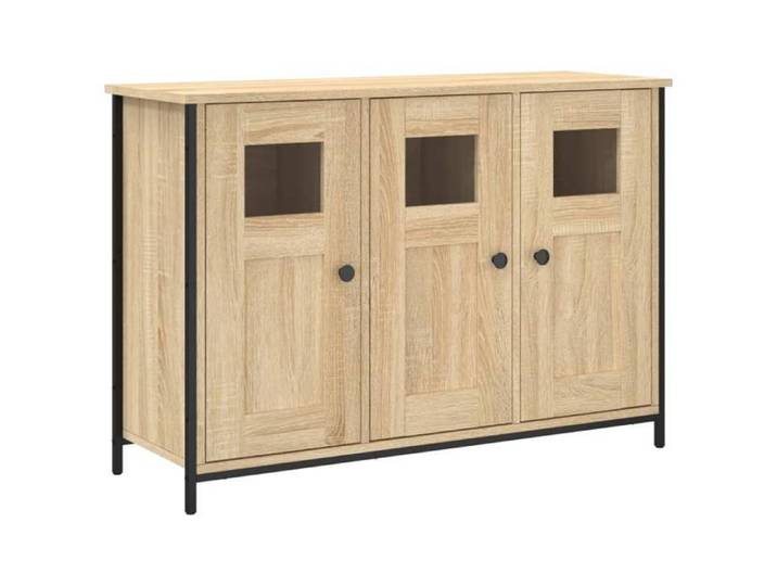 YUN@Buffet Bas Bahut Armoire Commode Sidebord chêne sonoma 100x35x70 cm - bois d'ingénierie @538@