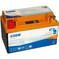 Exide ELTX12 12V 3,5Ah Lithium Motorradbatterie 210A