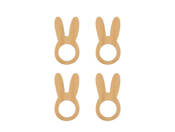 Serviettenring Ostern Bambus 4er Set