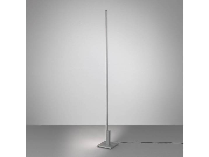 LED Stehlampe Talon Quitani, dimmbar, alu / grau / zink, für Wohn- / Esszimmer, Aluminium, Modern, LED Stehlampe