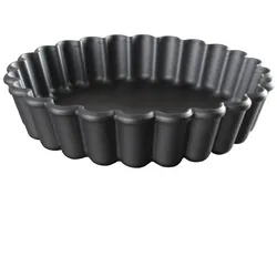 Matfer Bourgeat runde gerillte Törtchenform 9cm (12 Stück)