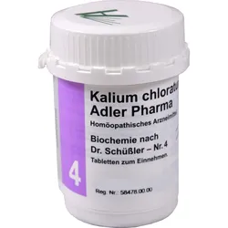 Biochemie Adler 4 Kalium Chloratum D 6 Adler Pharm 400 ST