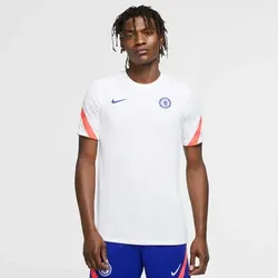 Nike Chelsea FC Strike Kurzarm-Fussballoberteil weiß