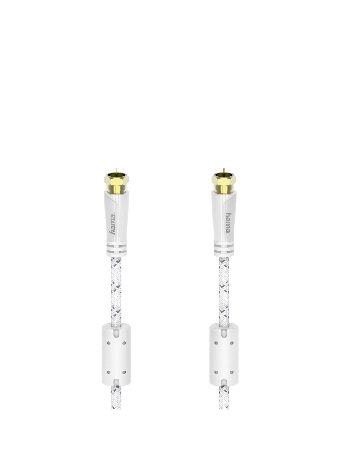 Hama Cable Antenna 90dB F-Plug-F-Plug White 5m