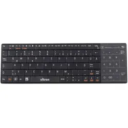 Ultron UMT-BT Tastatur Bluetooth QWERTZ Deutsch Schwarz