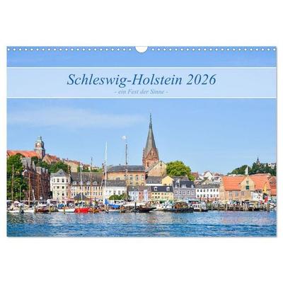 Schleswig-Holstein, ein Fest der Sinne (Wandkalender 2026 DIN A3 quer), CALVENDO Monatskalender