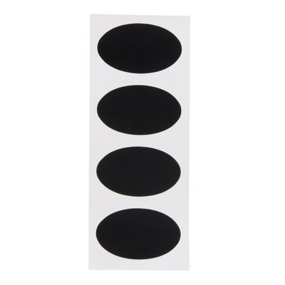 Securit® 8er-Set selbstklebende Mini-Tafeln – Oval